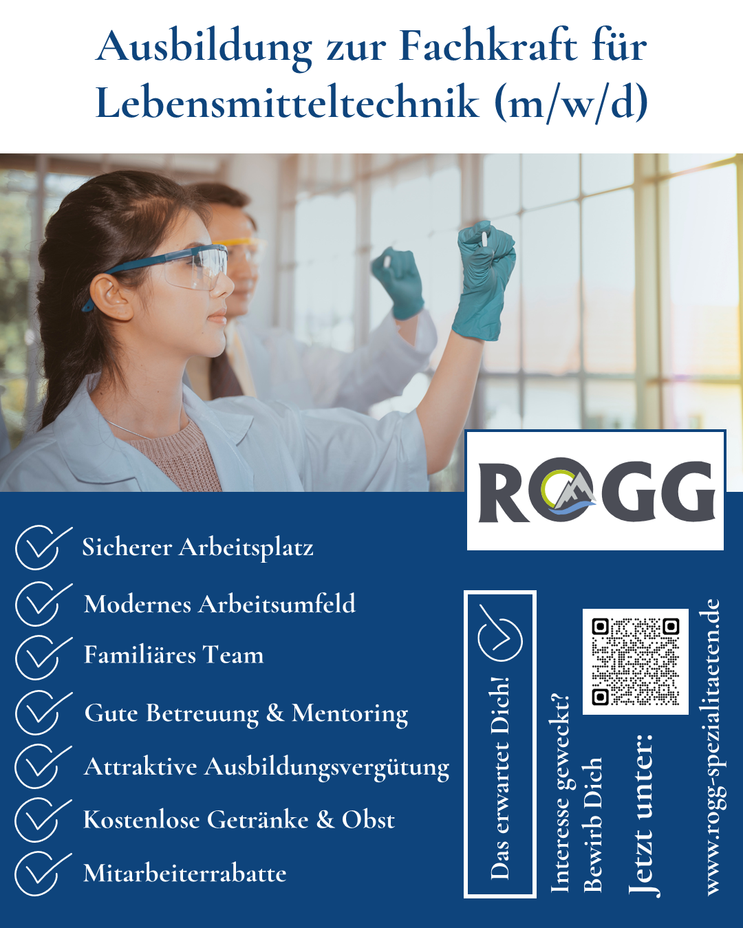 Ausbildung zur Fachkraft für Lebensmitteltechnik (m/w/d)