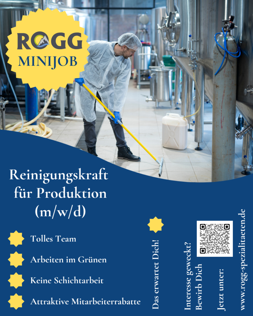Reinigungskraft für Produktion gesucht