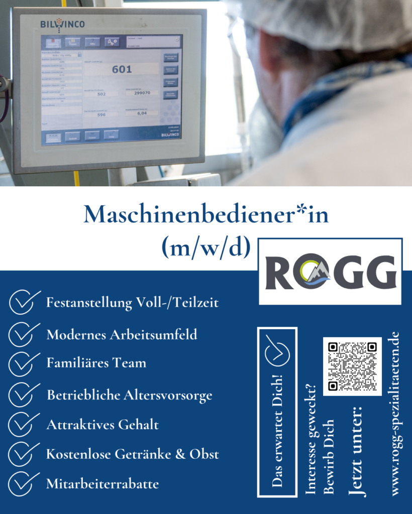 Maschinenbediener (m/w/d) gesucht