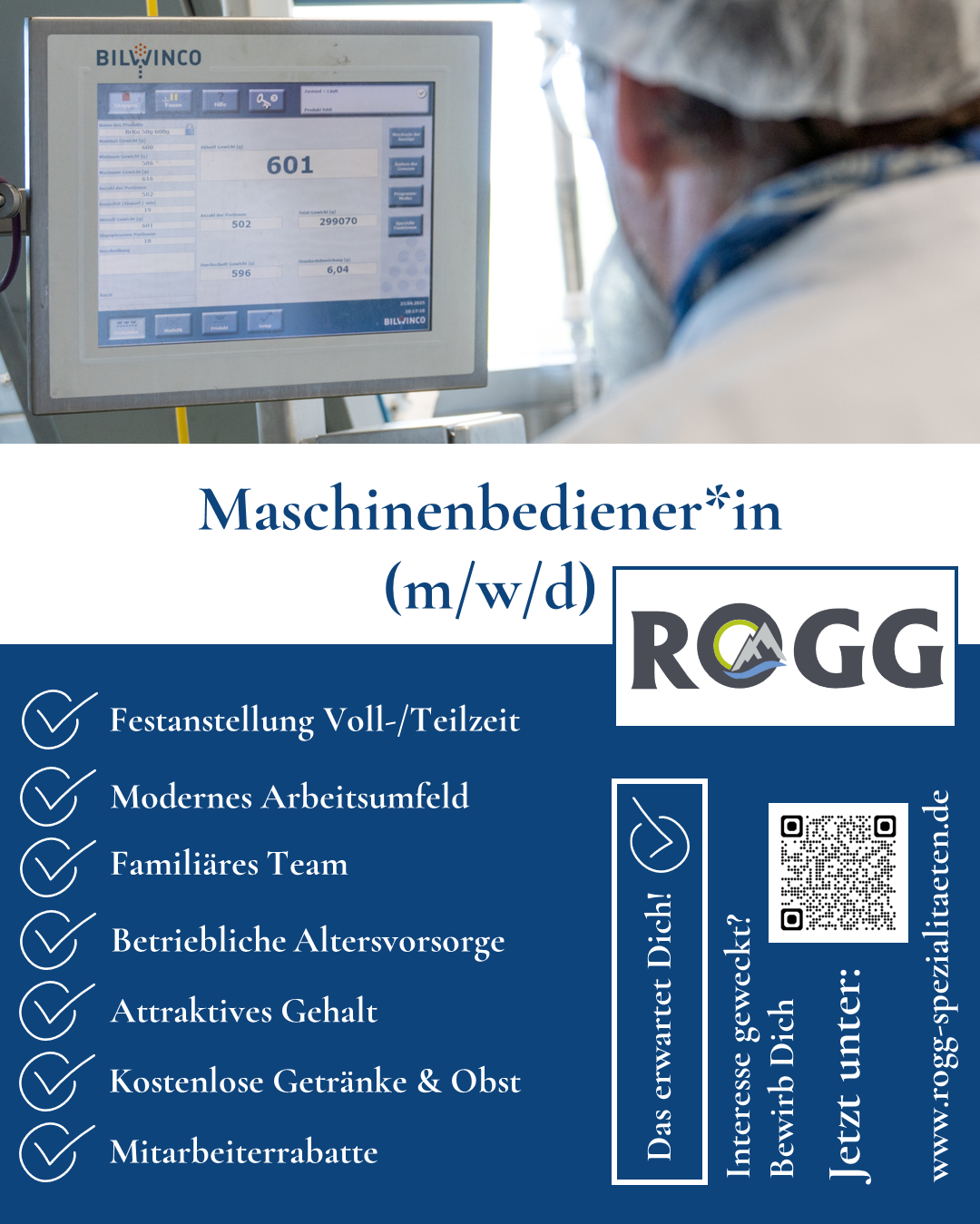 Maschinenbediener (m/w/d) gesucht