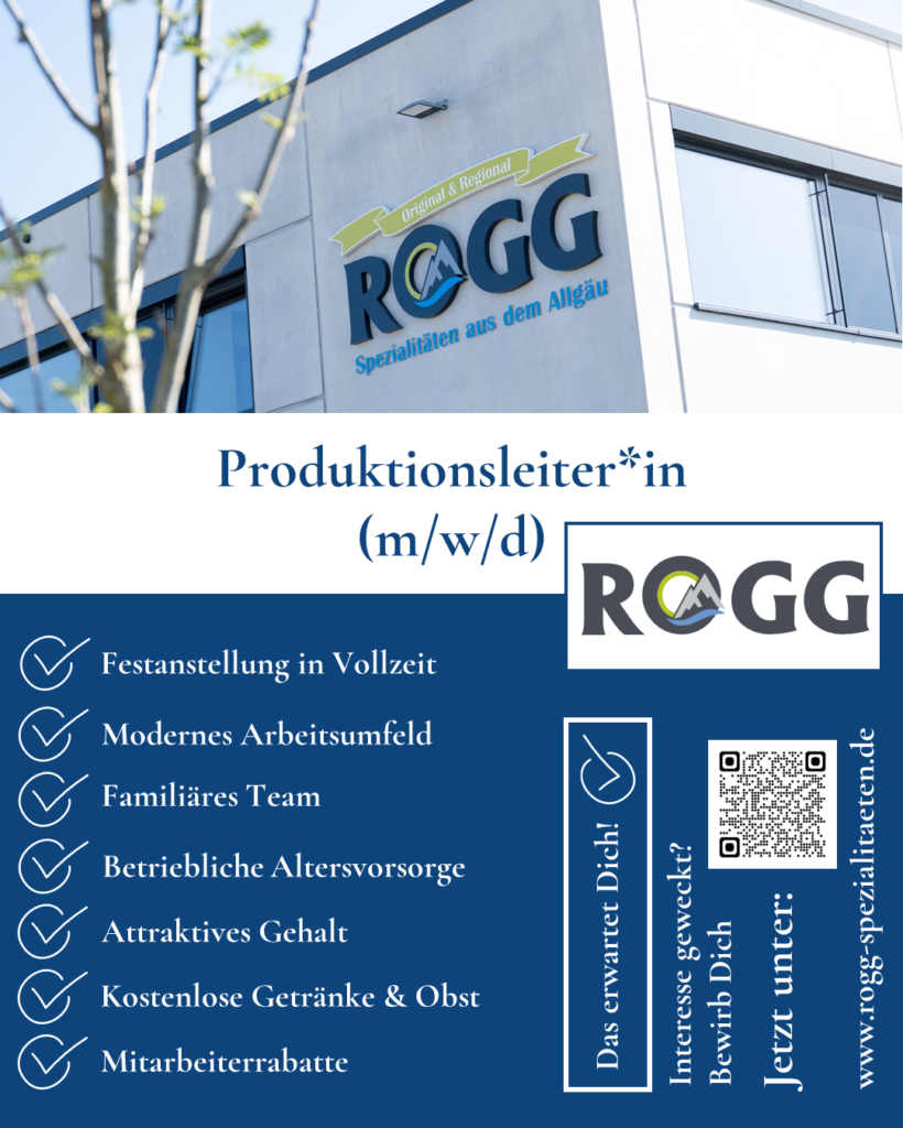 Produktionsleiter*in (m/w/d) gesucht